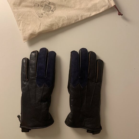 ADDICT CLOTHES 'new vintage' motorcycle riding gloves size USA mens medium - Picture 1 of 11